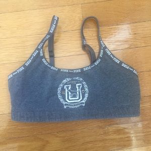 Victoria’s Secret PINK grey sports bra